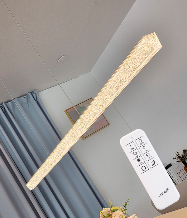 엔지아 리모컨 크리스탈 라인LED펜던트 32W